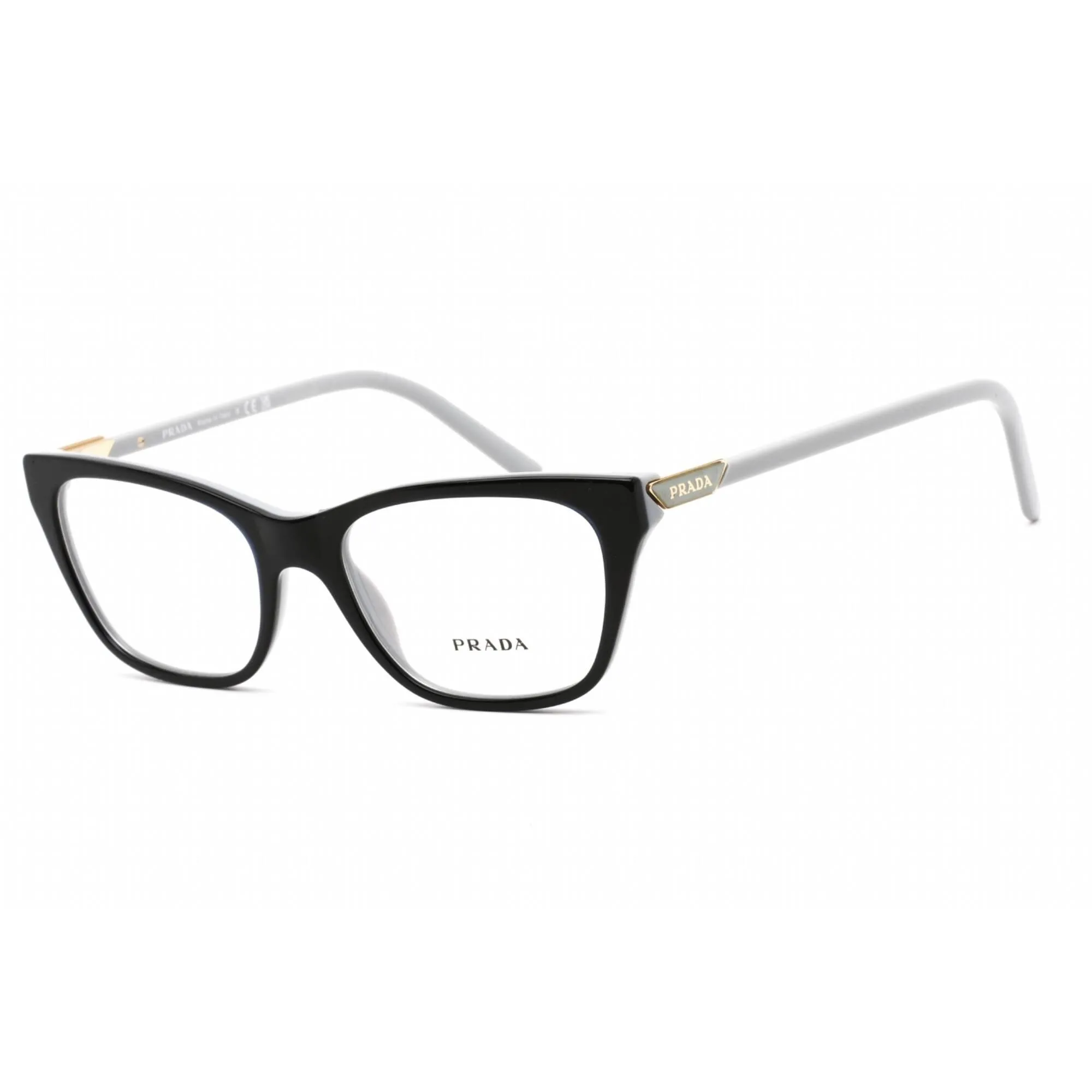 Prada Women's Eyeglasses - Fiordaliso /Crystal Plastic Cat Eye Frame | 0PR 05YV 08Y1O1