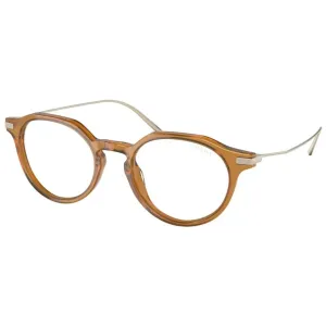 Prada Women's Eyeglasses - Opsl Honey Plastic Round Full Rim Frame | 12YS 15B08N