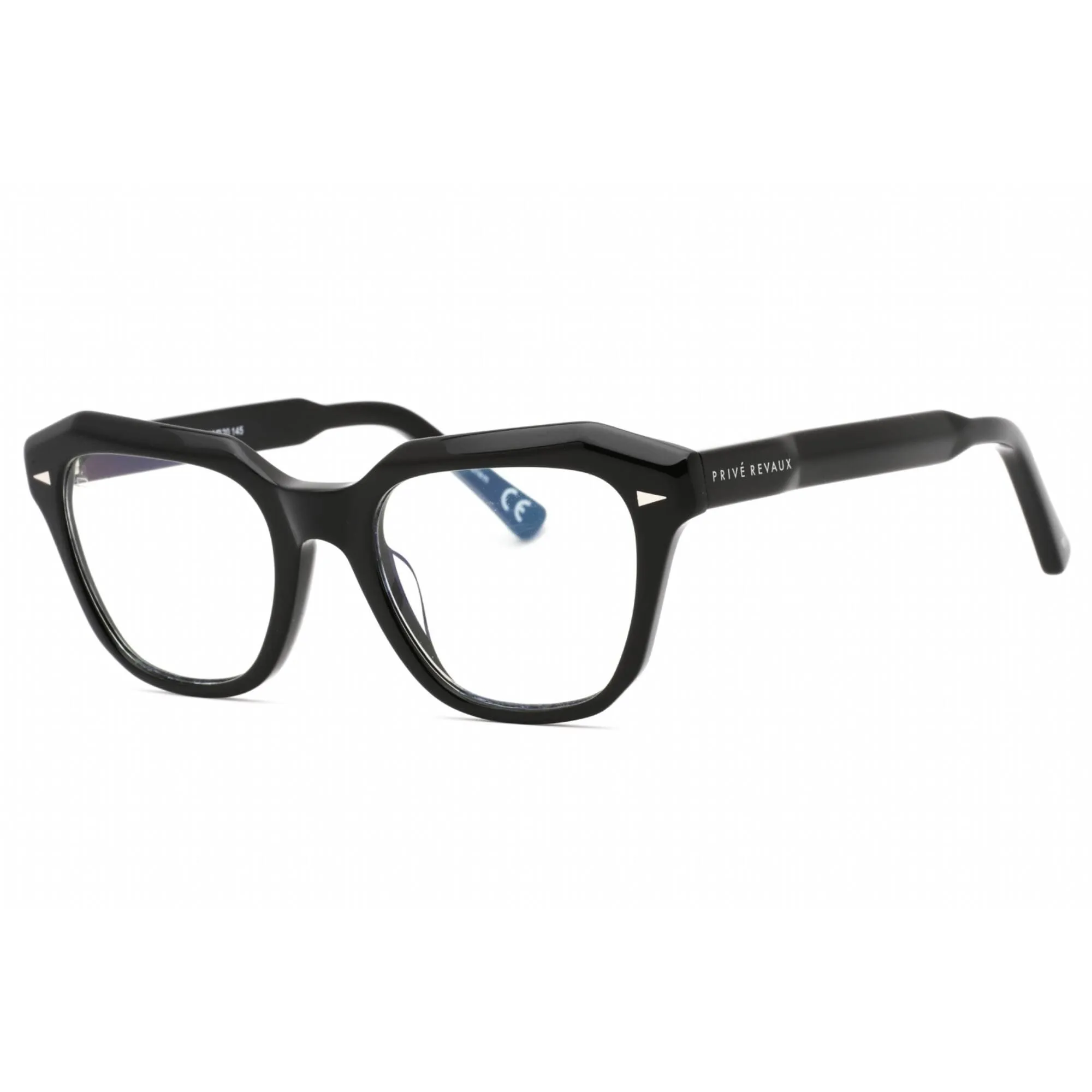 Prive Revaux Women's Eyeglasses - Full Rim Cat Eye Shape Frame | Daybreak Caviar Black