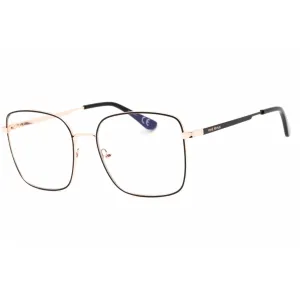 Prive Revaux Women's Eyeglasses - Metal Square Full Rim | Wanderlust Caviar Black