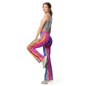 Rainbow Slime Flare Leggings