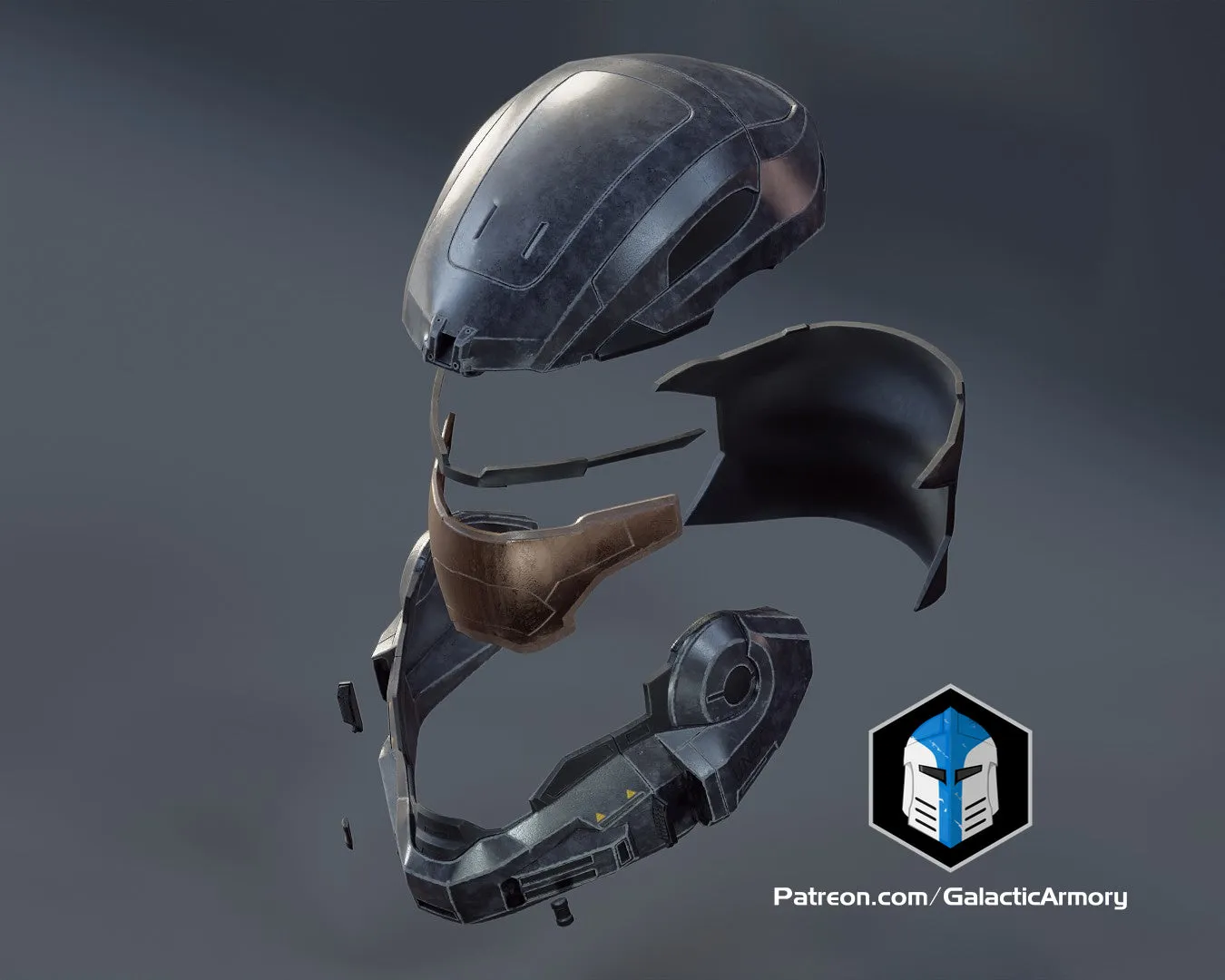 Reach Noble 6 Helmet - 3D Print Files