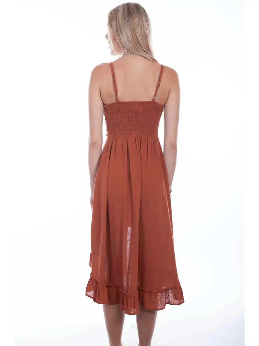 Scully Cantina Spaghetti Straps Dress (PSL-265) - Women's Sundress