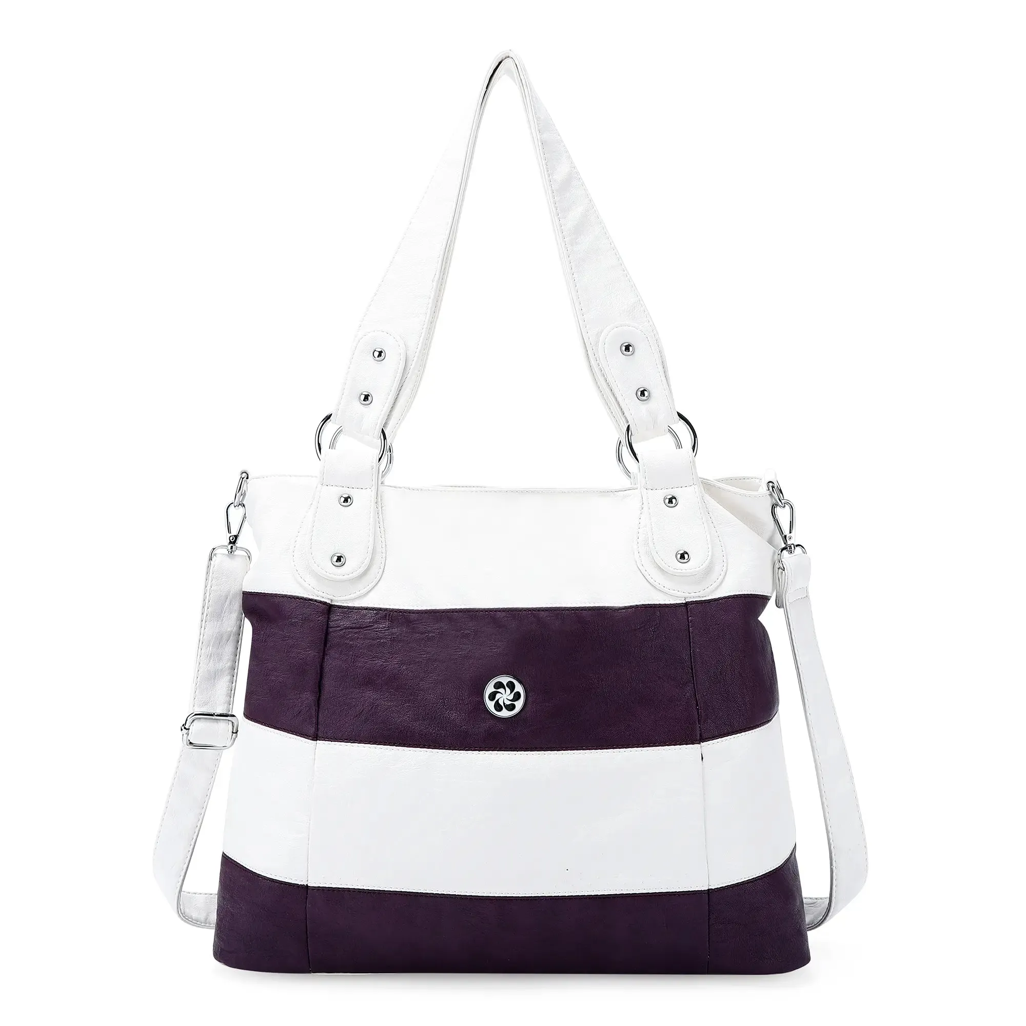 Soft Washed PU Leather Shoulder Crossbody Handbags