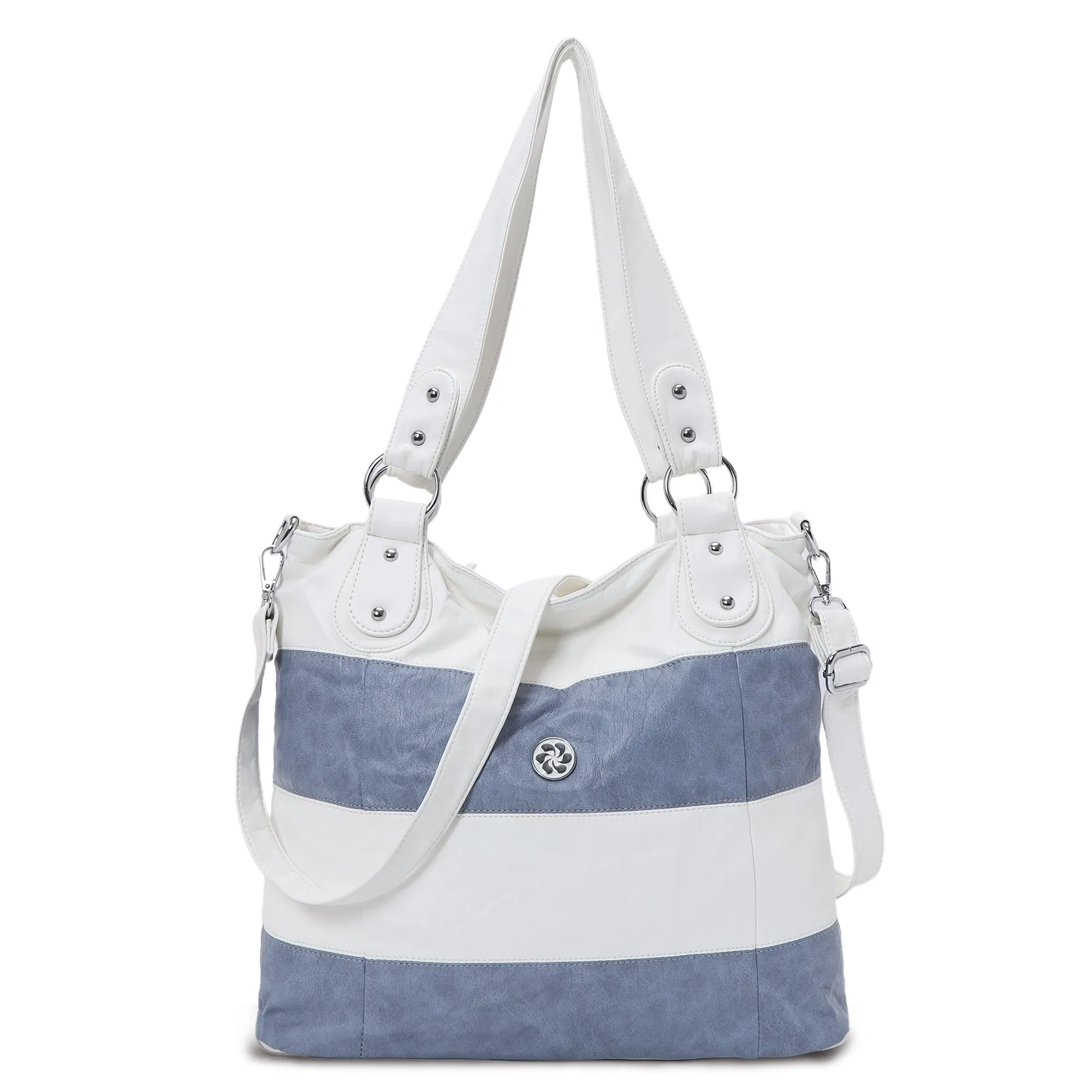 Soft Washed PU Leather Shoulder Crossbody Handbags