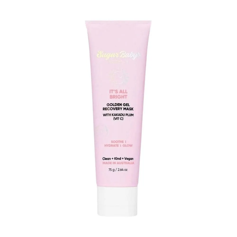 Sugar Baby It's All Bright Golden Gel Recovery Mask With Kakadu Plum Vit C 75g