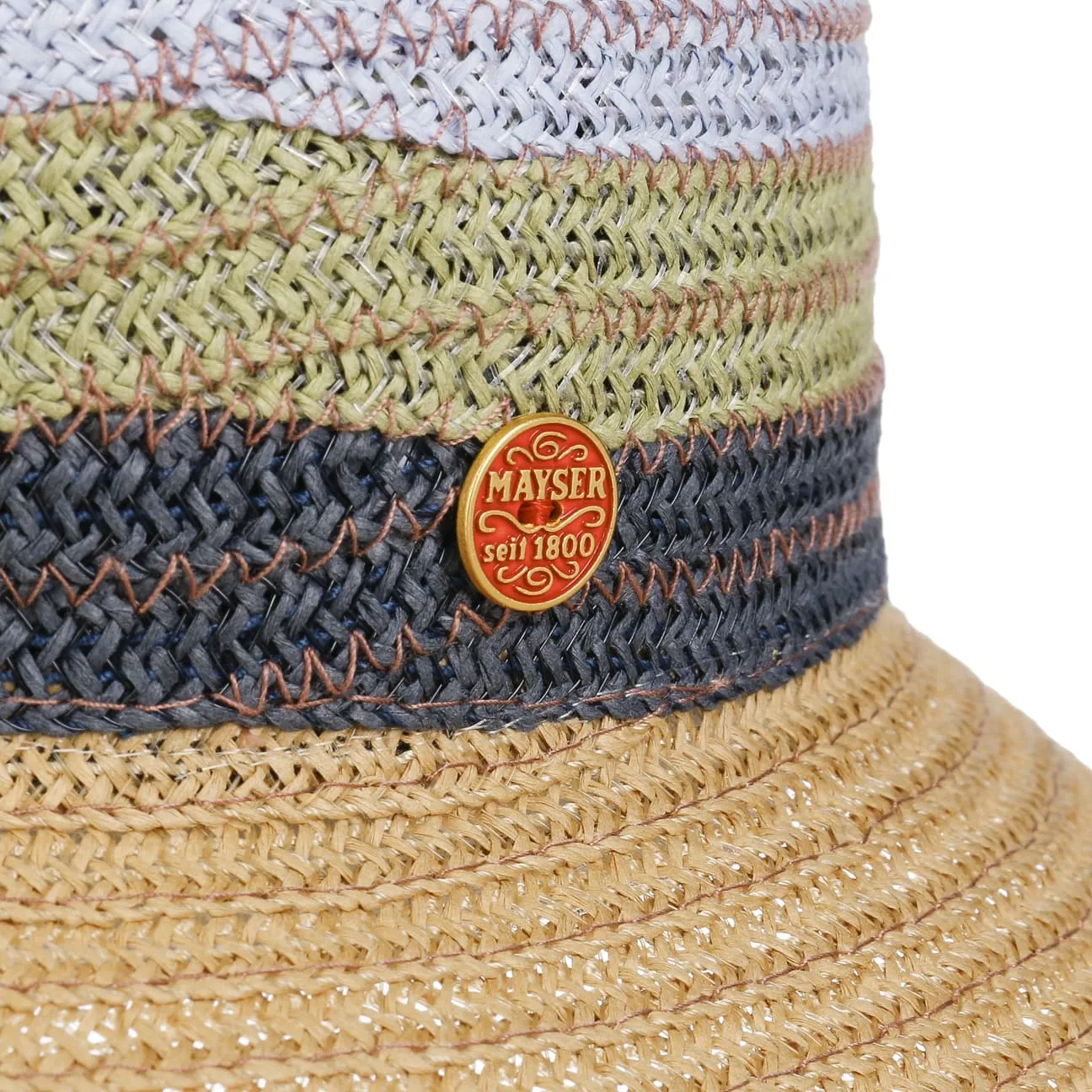 Susanne Multicolour Straw Hat by Mayser