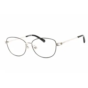 Swarovski Women's Eyeglasses - Cat Eye Shiny Palladium Metal Frame | SK5403-D 016
