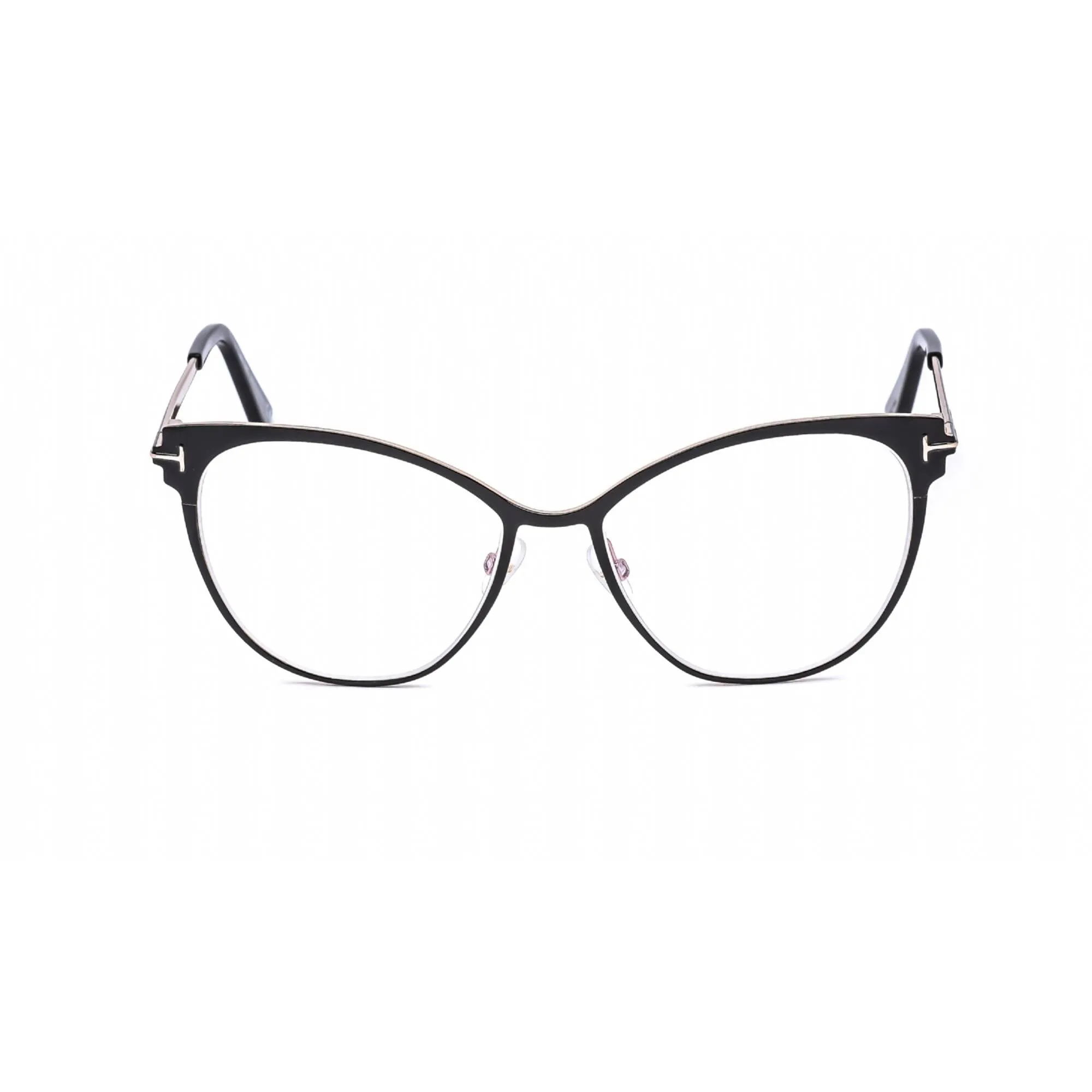 Tom Ford Women's Eyeglasses - Black Plastic Cat Eye Full Rim Frame | FT5530-B 001