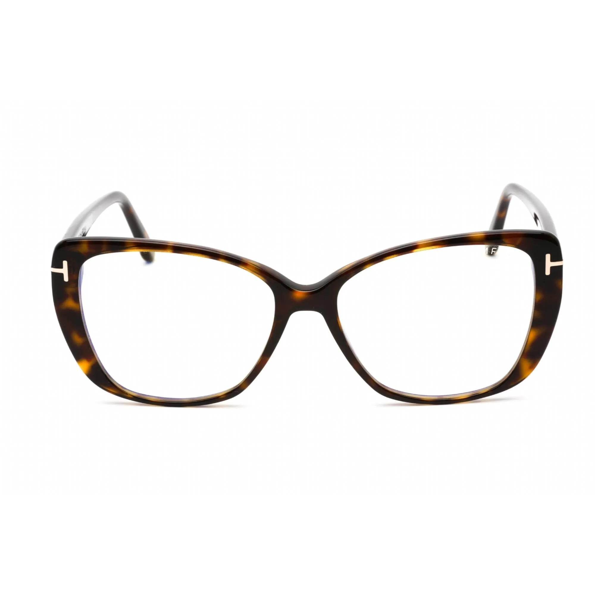 Tom Ford Women's Eyeglasses - Dark Havana Butterfly Full Rim Frame | FT5744-B 052