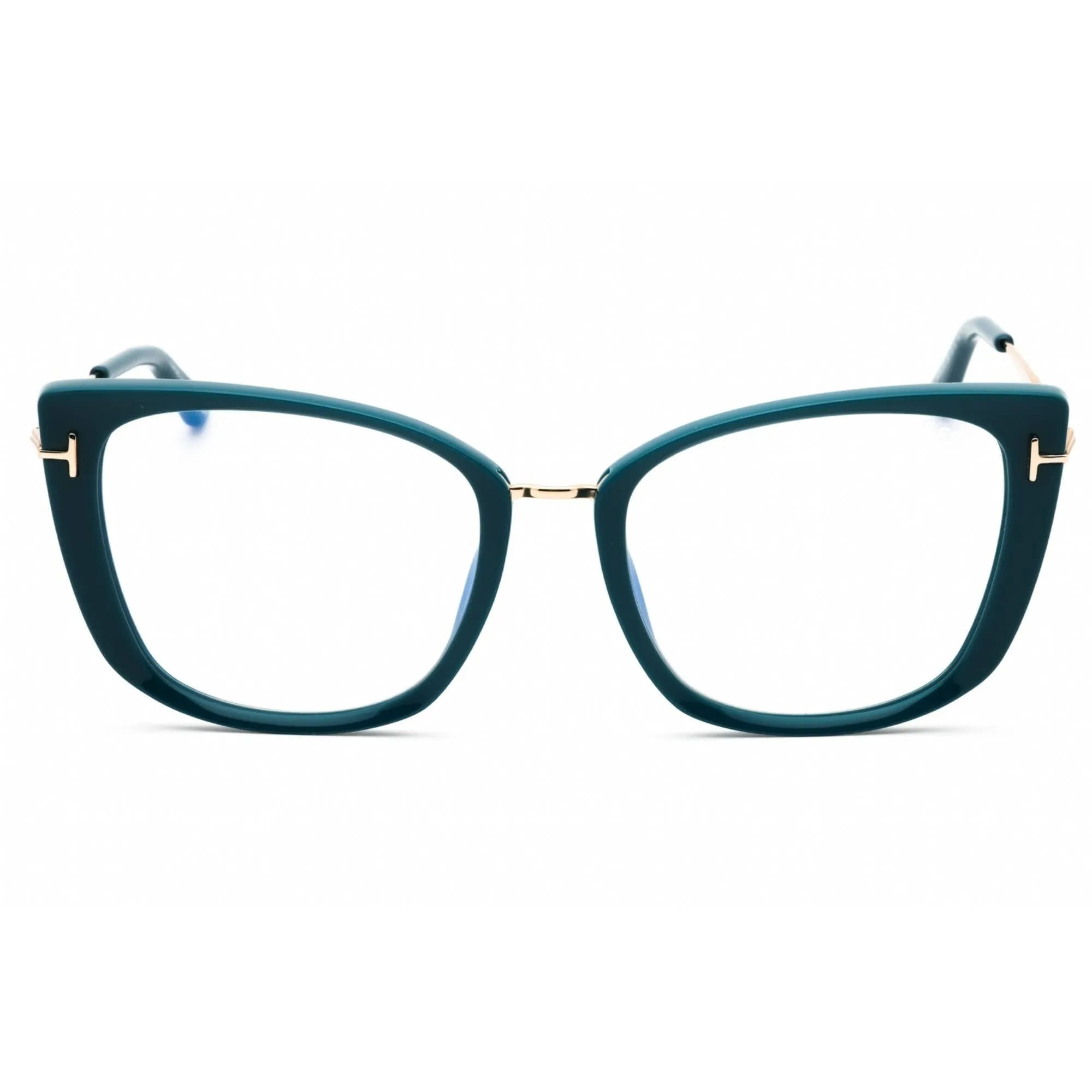 Tom Ford Women's Eyeglasses - Turquoise/Other Cat Eye Full Rim Frame | FT5816-B 089