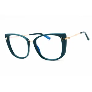 Tom Ford Women's Eyeglasses - Turquoise/Other Cat Eye Full Rim Frame | FT5816-B 089