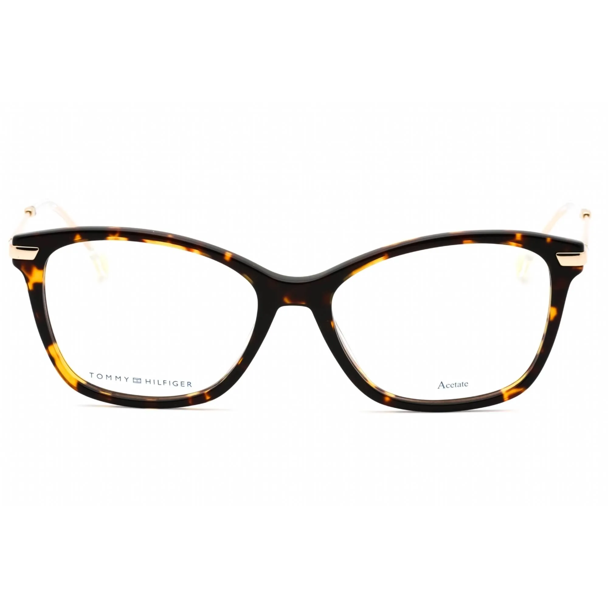 Tommy Hilfiger Women's Eyeglasses - Havana Cat Eye Full Rim Frame | TH 1839 0086 00