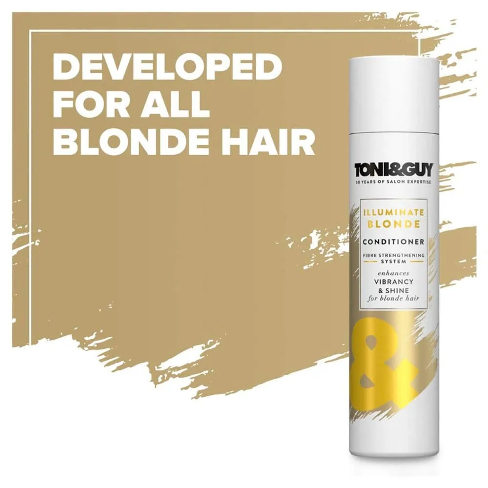 Toni & Guy Conditioner Illuminate Blonde Enhances Vibrancy & Shine For Blonde Hair 250ml