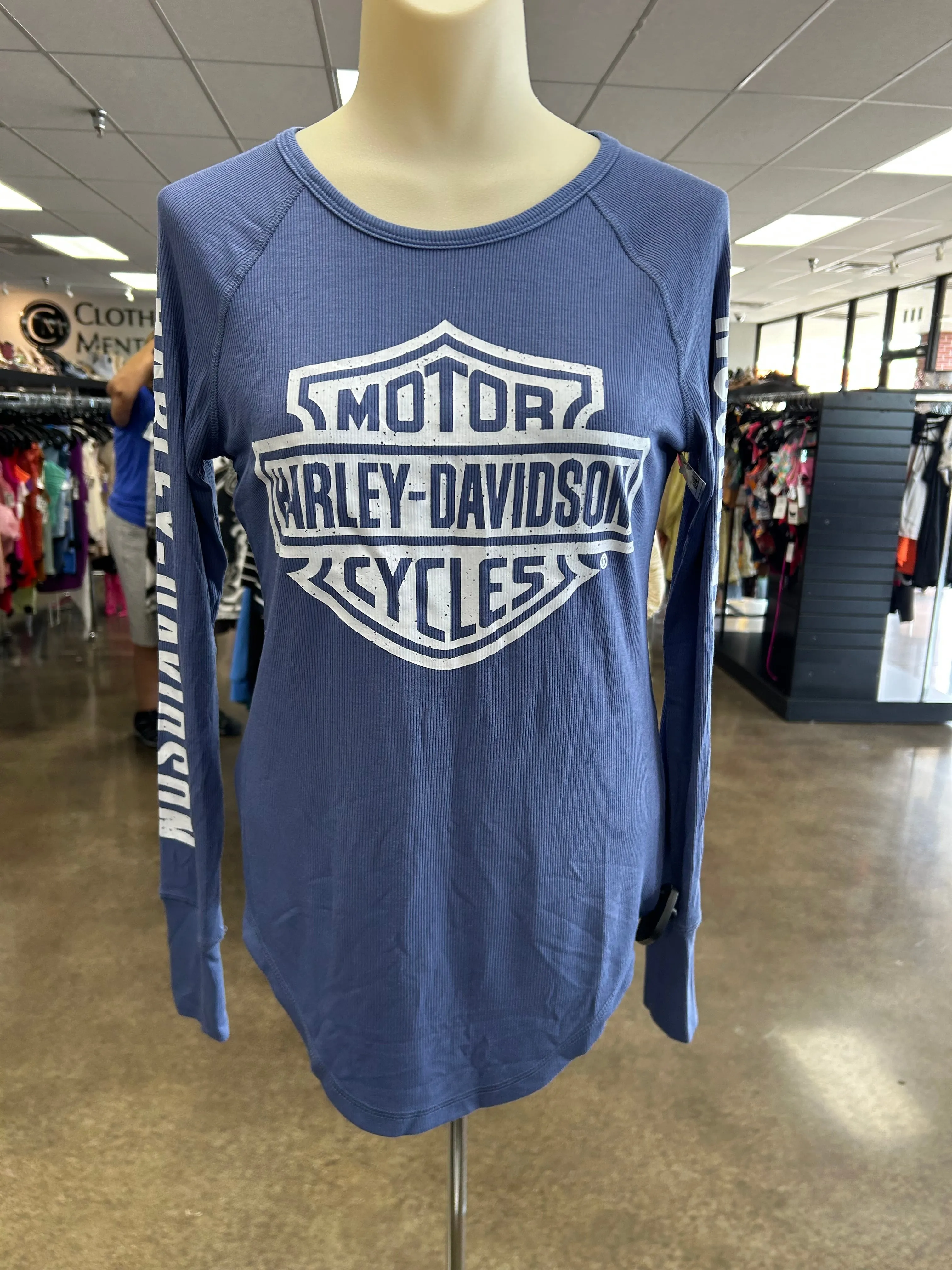 Top Ls By Harley Davidson In Blue, Size:S