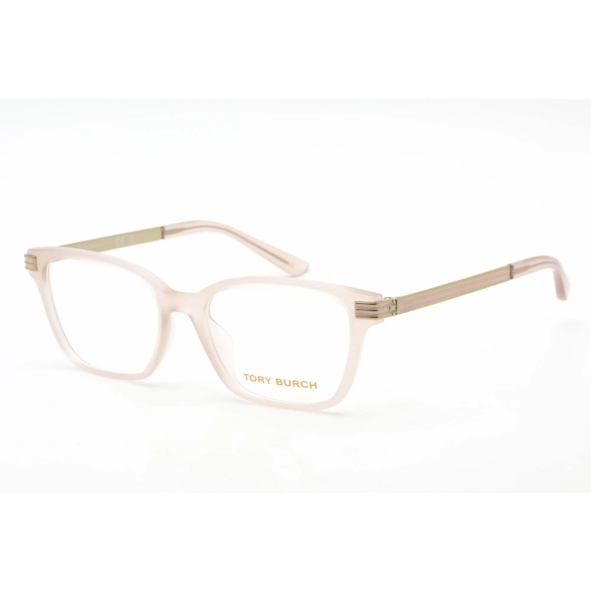 Tory Burch Women's Eyeglasses - Rectangular Milky Blush Plastic Frame | 0TY4007U 1878