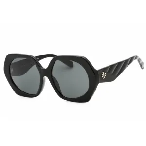 Tory Burch Women's Sunglasses - Black Plastic Frame Dark Grey Lens | 0TY7195F 170987