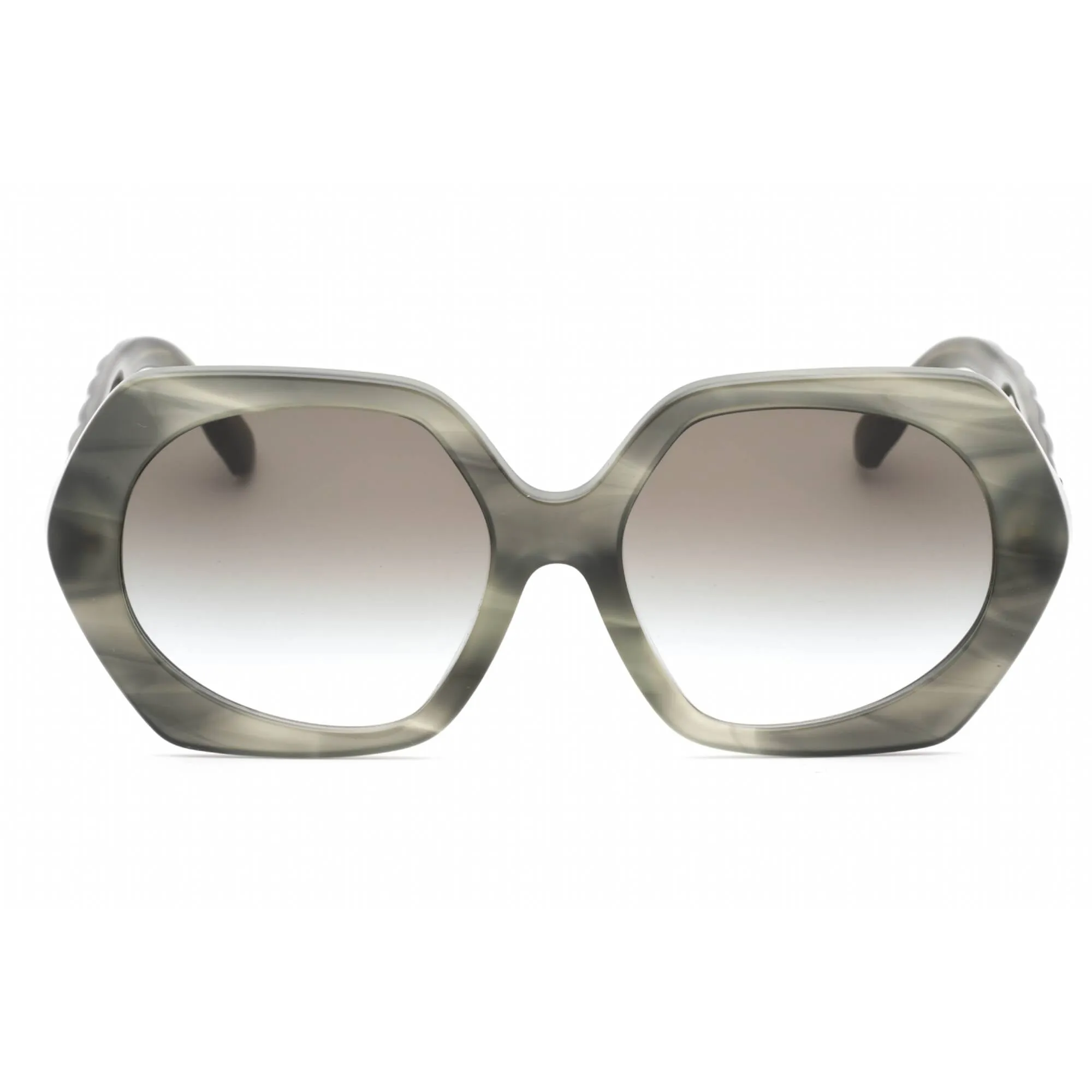 Tory Burch Women's Sunglasses - Green Horn Effect Butterfly Frame | 0TY7195F 19562A