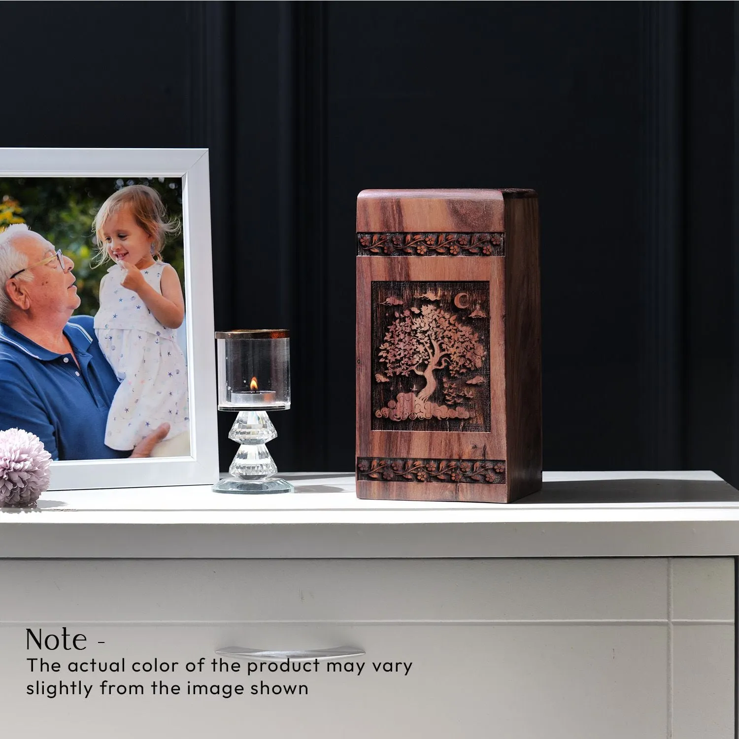 Tree Of Life: Unique Wooden Funeral Urns for Women's Ashes