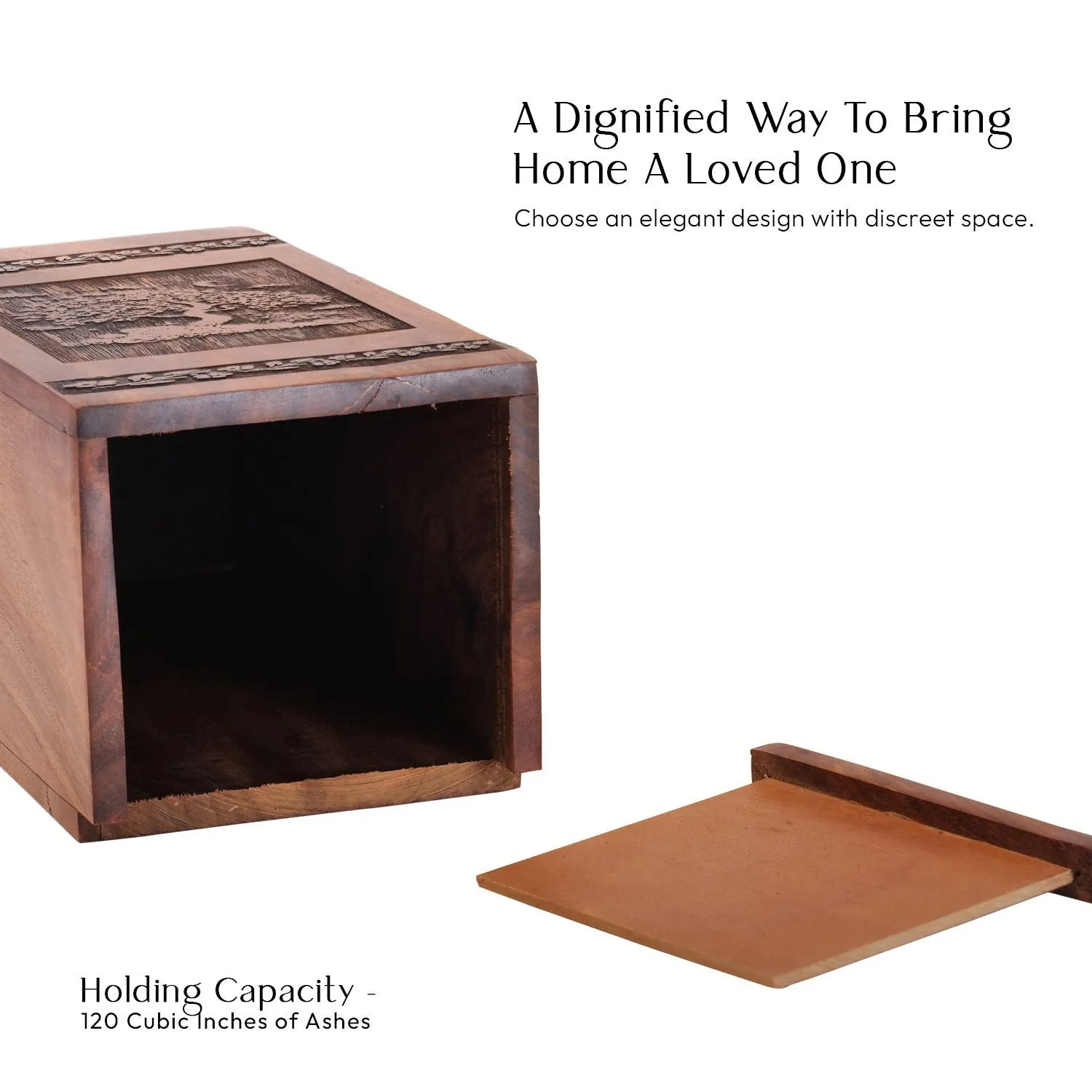 Tree Of Life: Unique Wooden Funeral Urns for Women's Ashes