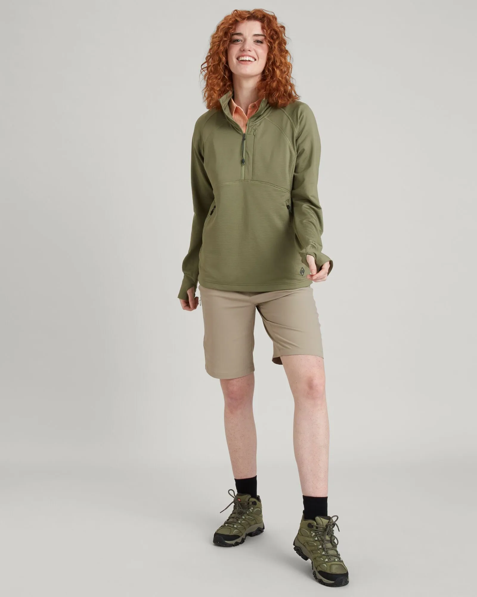 ULT-Hike Women's Quarter Zip Pullover - Beech