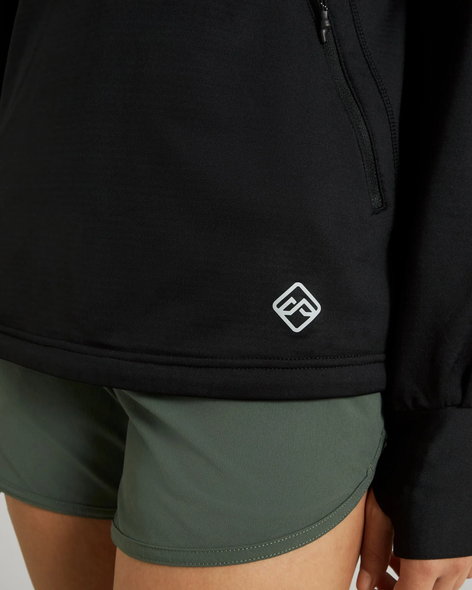 ULT-Hike Women's Quarter Zip Pullover - Black