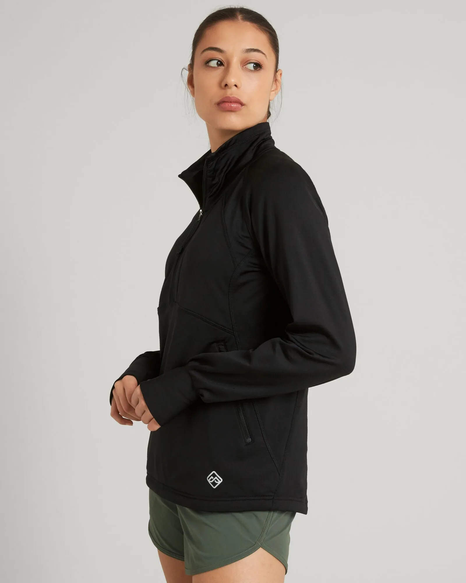 ULT-Hike Women's Quarter Zip Pullover - Black