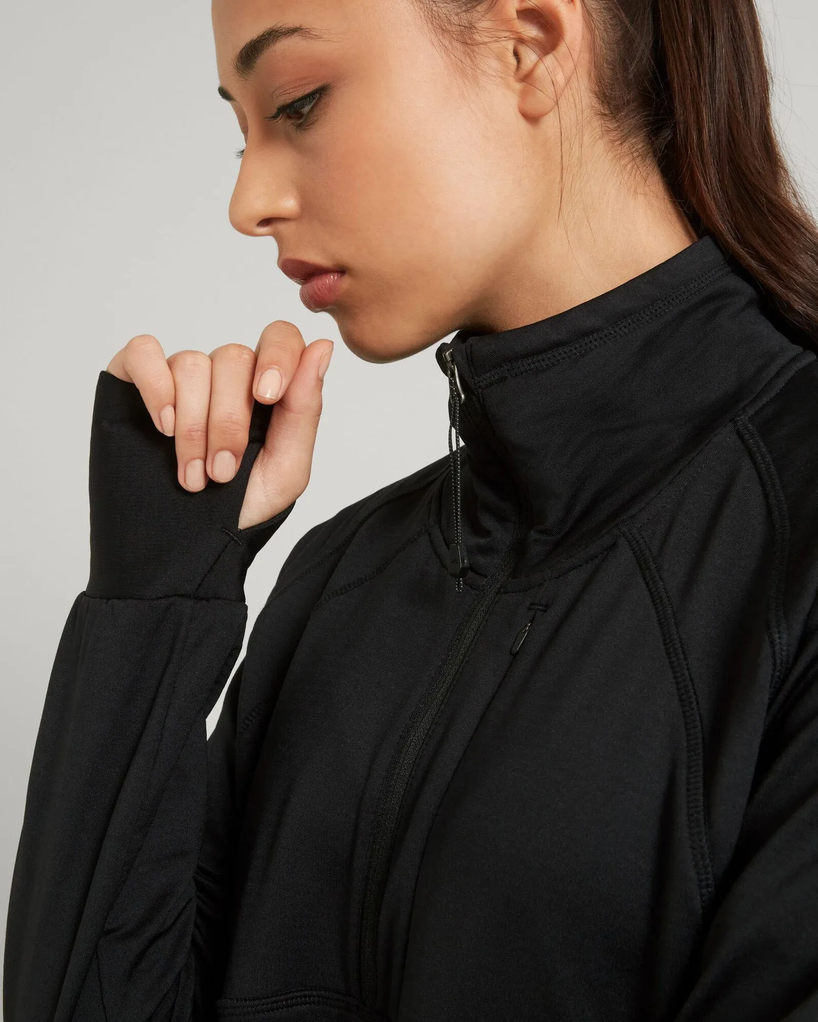 ULT-Hike Women's Quarter Zip Pullover - Black