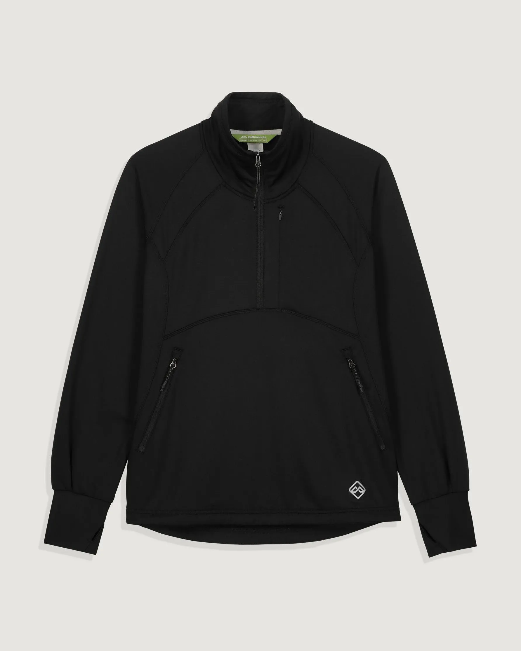 ULT-Hike Women's Quarter Zip Pullover - Black