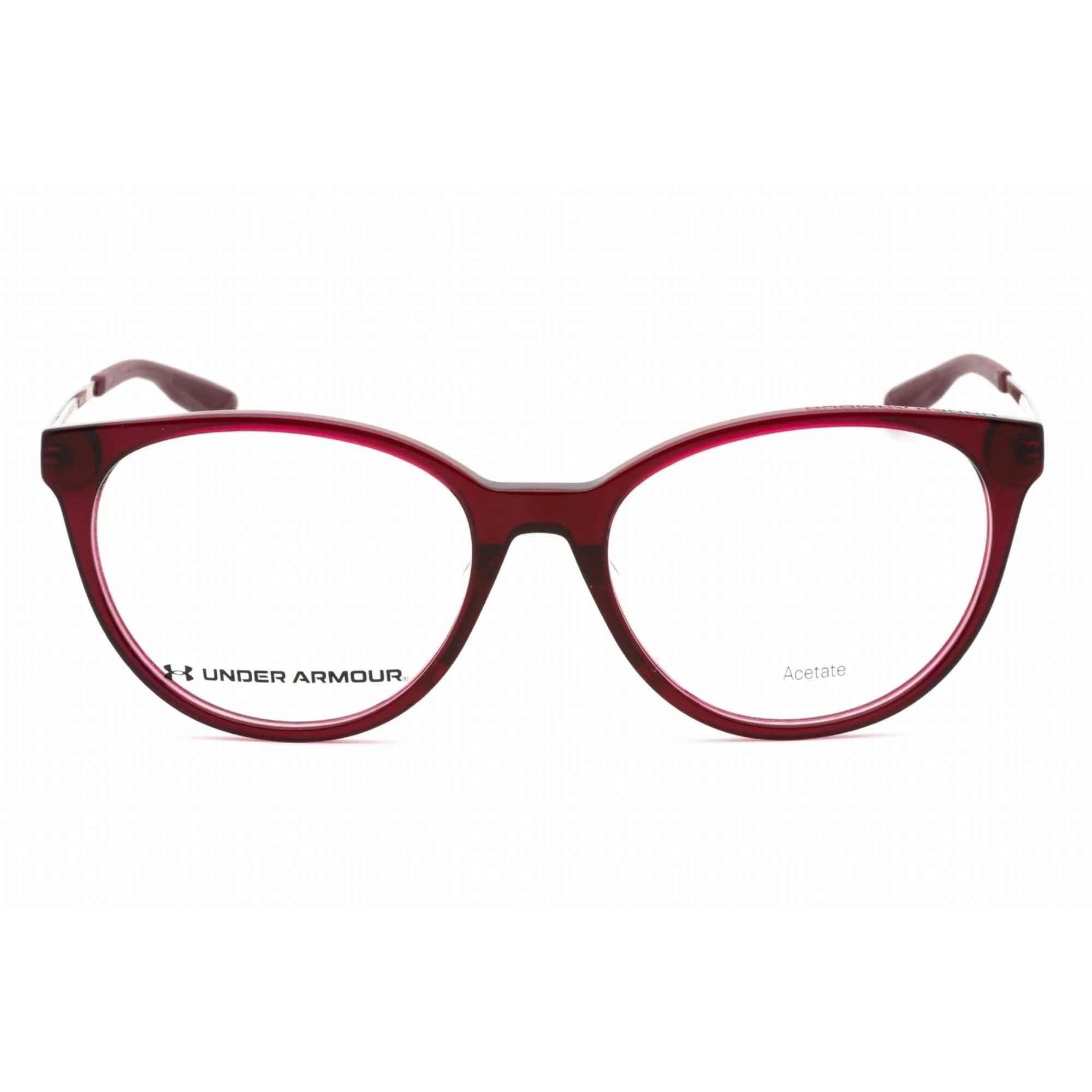 Under Armour Women's Eyeglasses - Crystal Red Plastic Full Rim Frame | UA 5028 06XQ 00