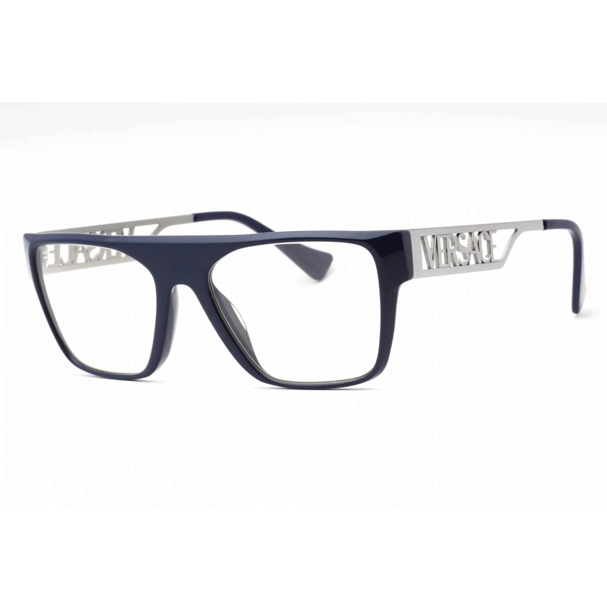 Versace Women's Eyeglasses - Blue Plastic Square Full Rim Frame | 0VE3326U 911
