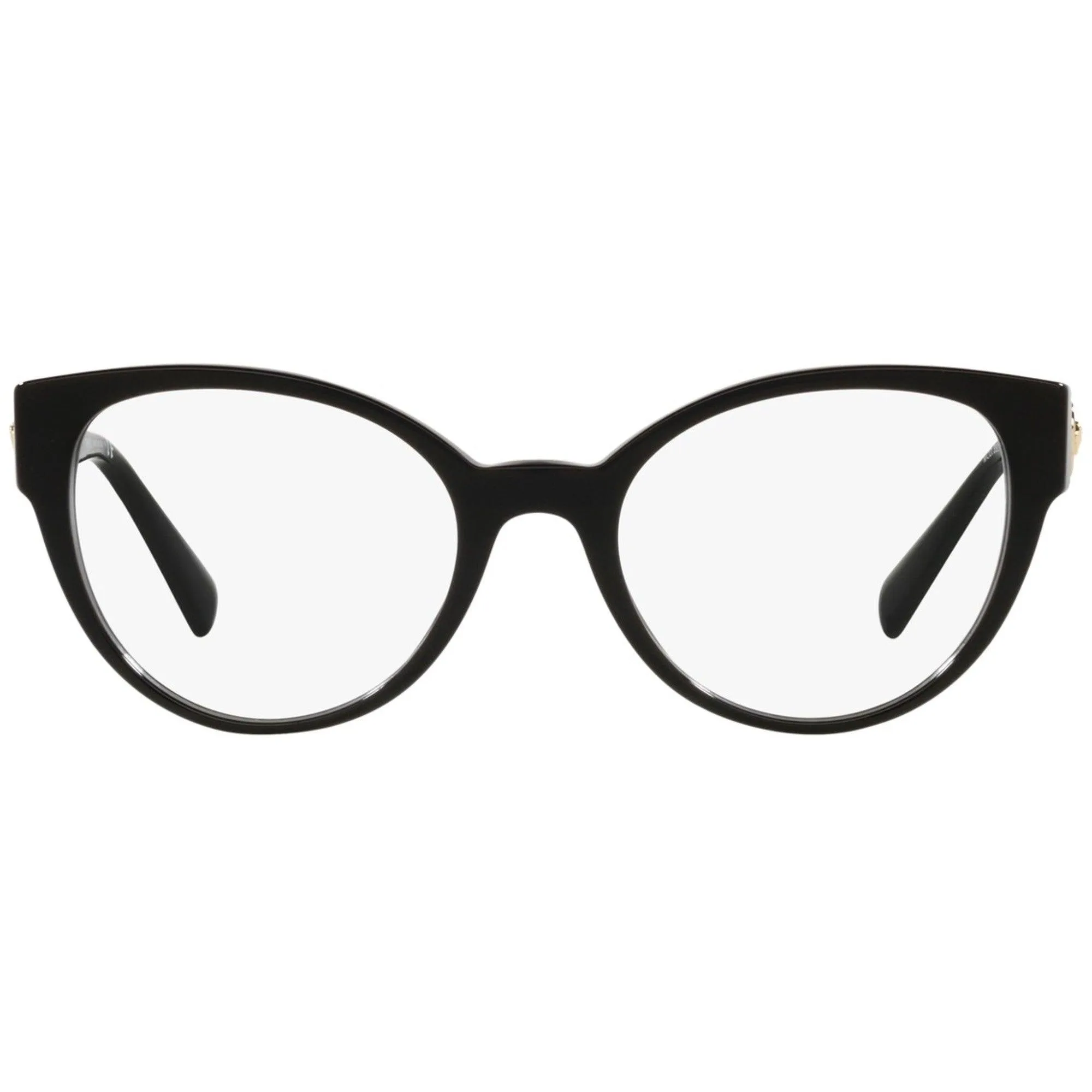 Versace Women's Eyeglasses - Full Rim Black Plastic Cat Eye | VERSACE 0VE3307 GB1