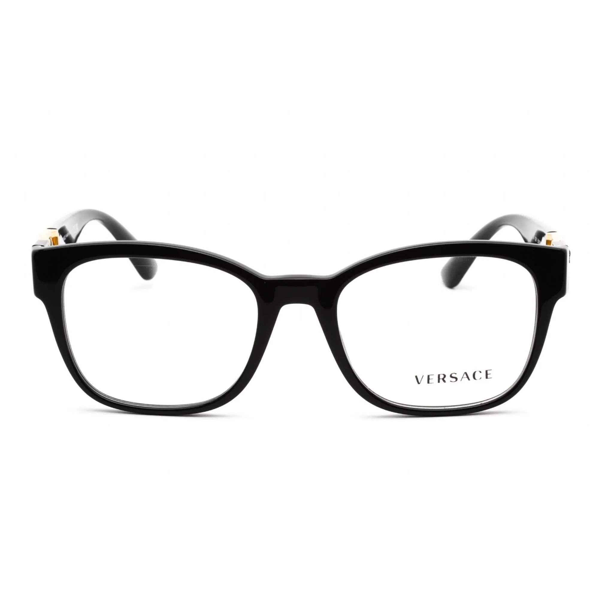 Versace Women's Eyeglasses - Full Rim Black Plastic Square Shape Frame | 0VE3314 GB1