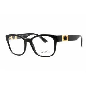 Versace Women's Eyeglasses - Full Rim Black Plastic Square Shape Frame | 0VE3314 GB1