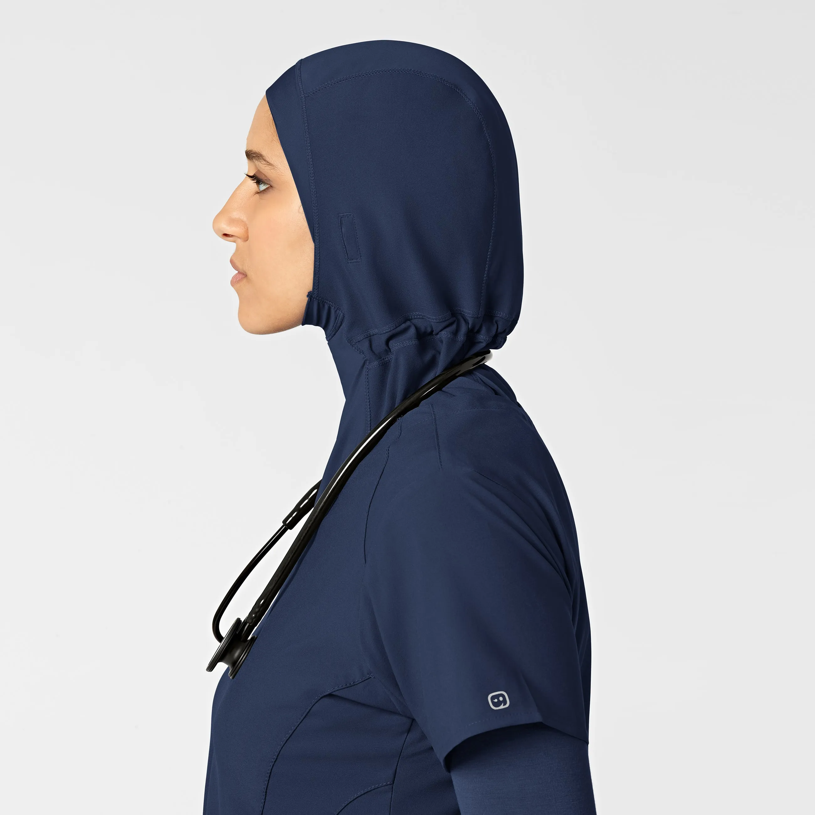 W123 Women's Hijab - Navy
