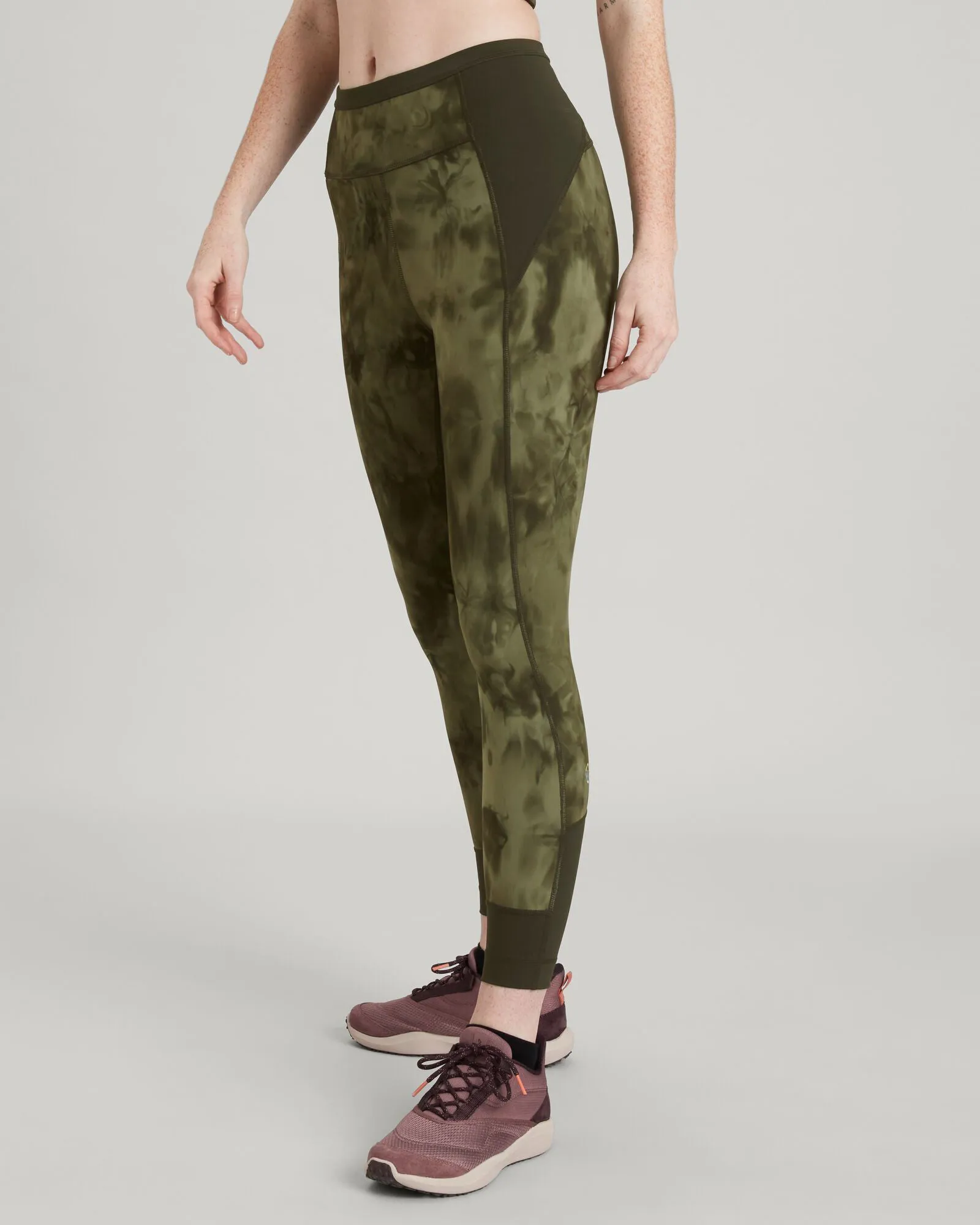WELL.DER.NESS Move Women's 7/8 Leggings - Beech Sunburst Print