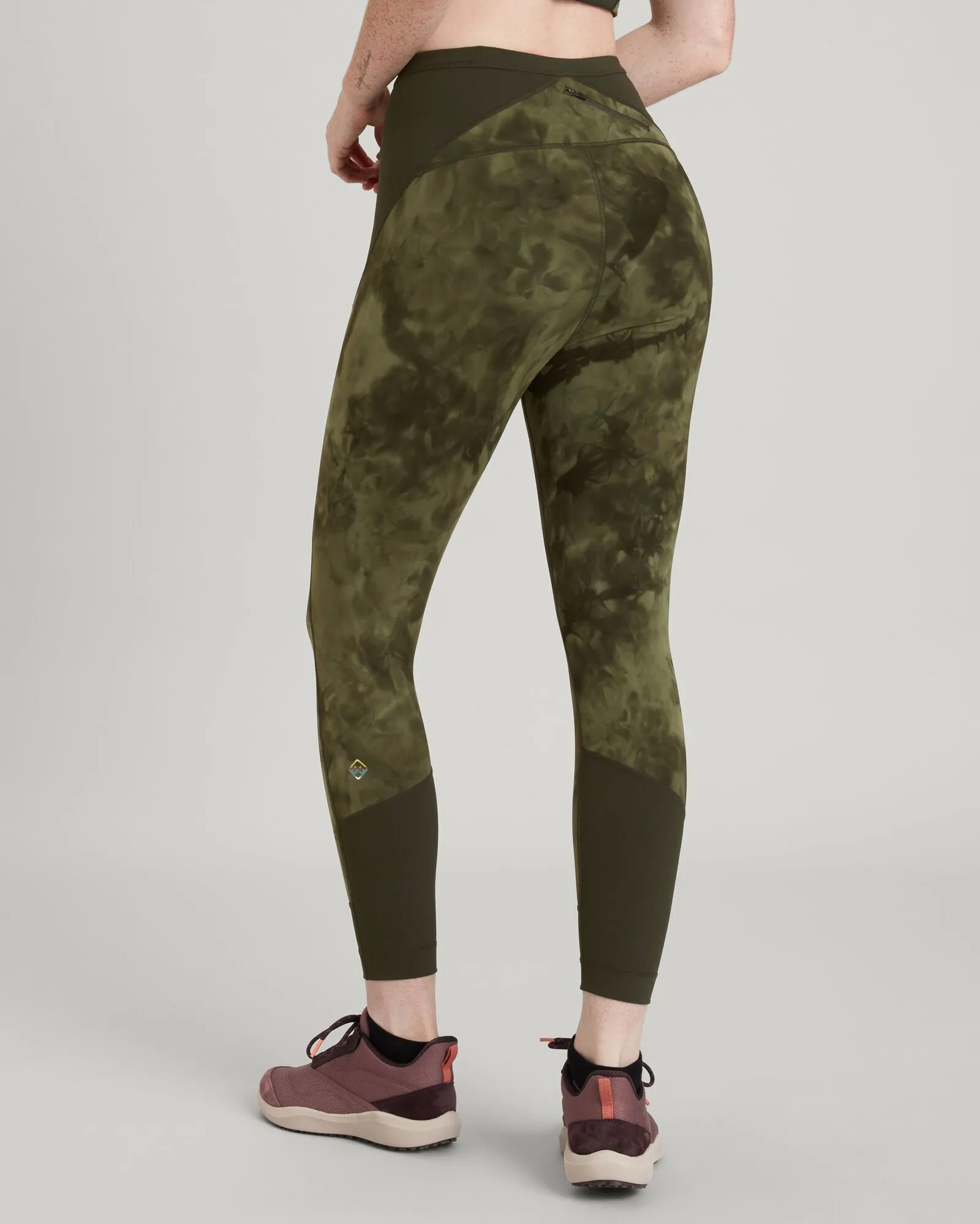 WELL.DER.NESS Move Women's 7/8 Leggings - Beech Sunburst Print