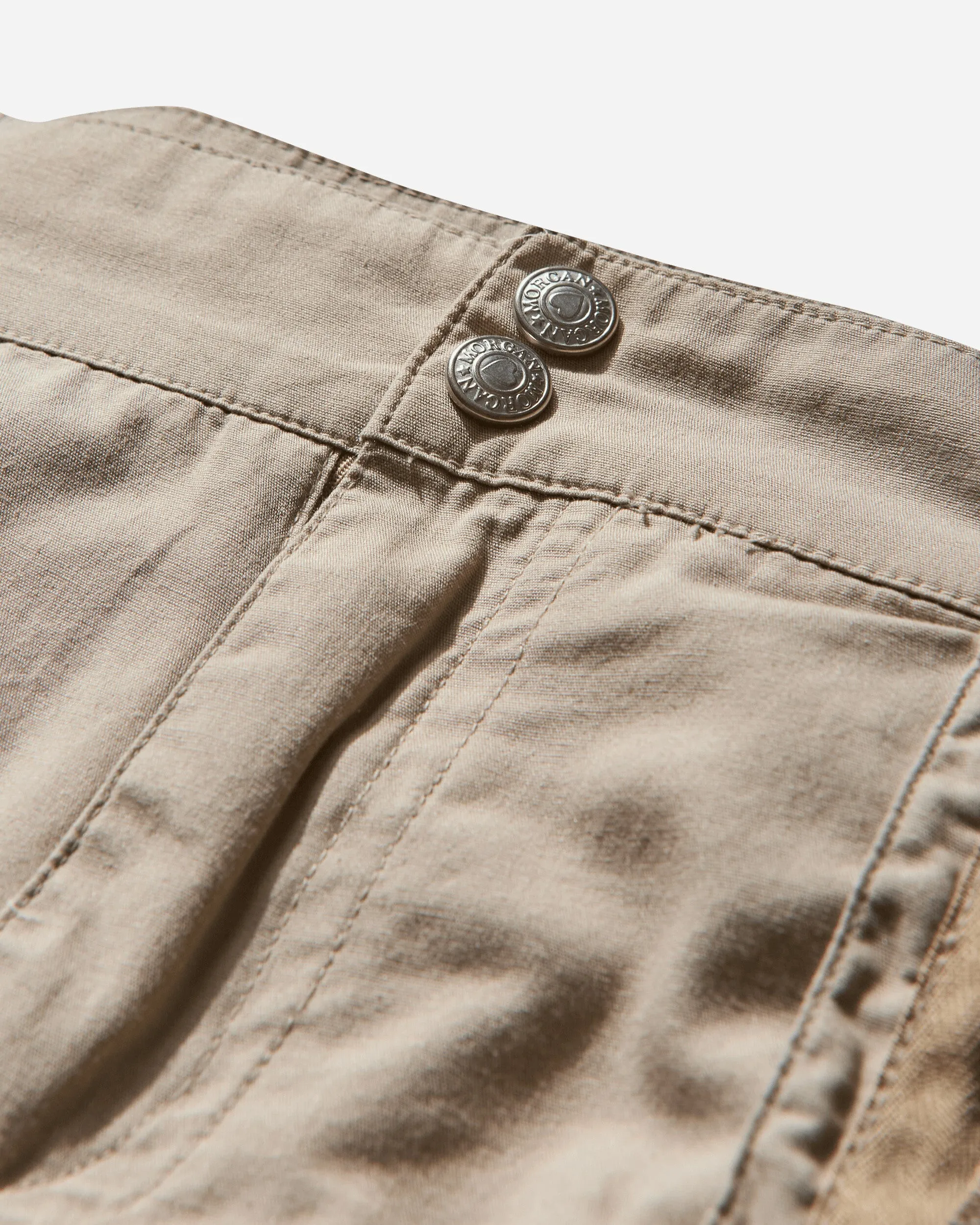 Women's Cotton Trousers Beige