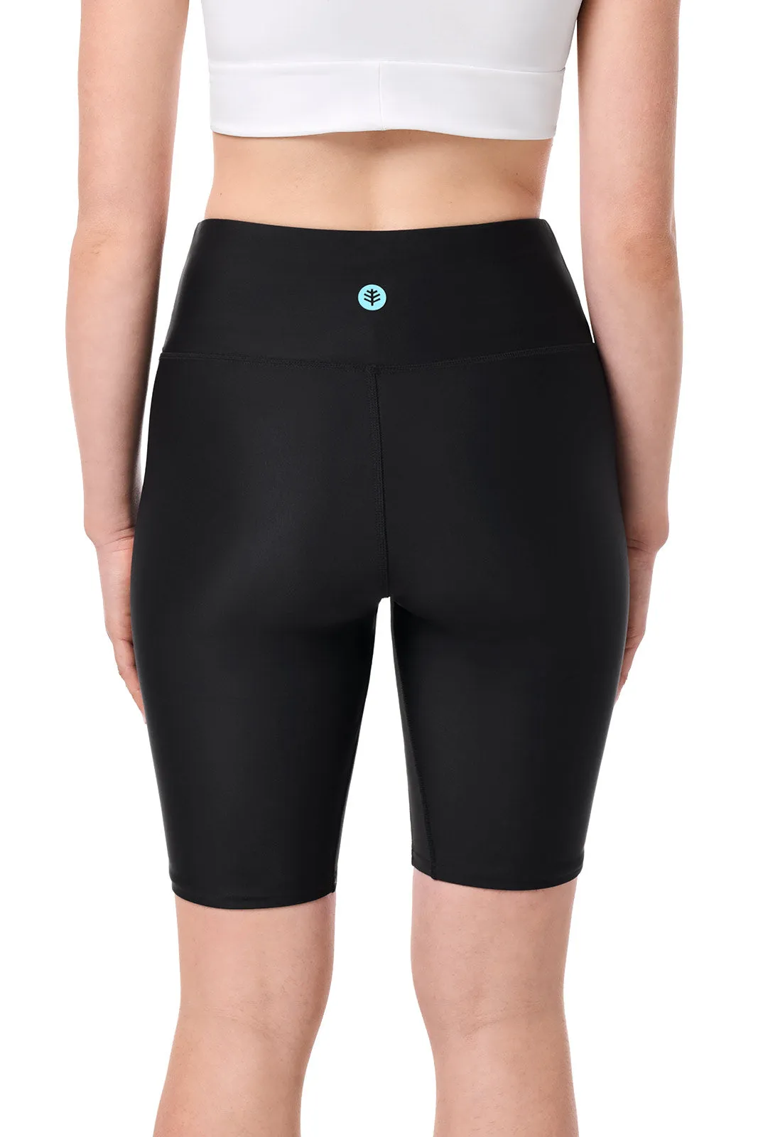 Women's Ocean Sculpt High Rise Swim Short | Black