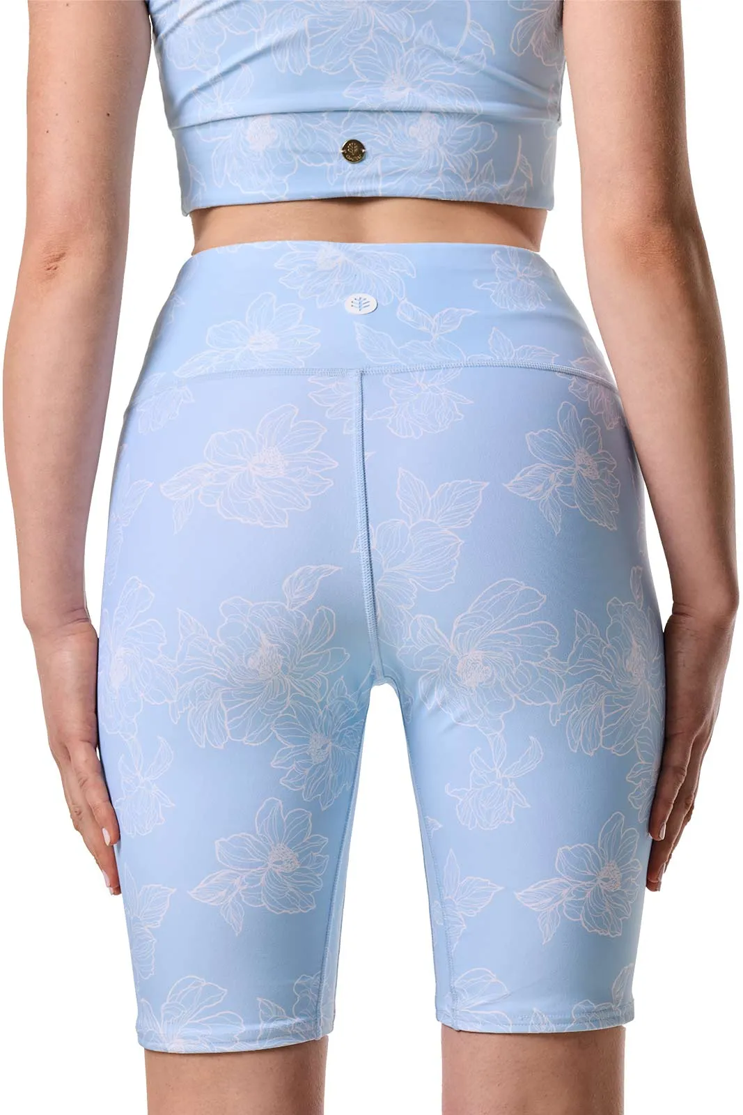 Women's Ocean Sculpt High Rise Swim Short | Skyride Perfect Peony
