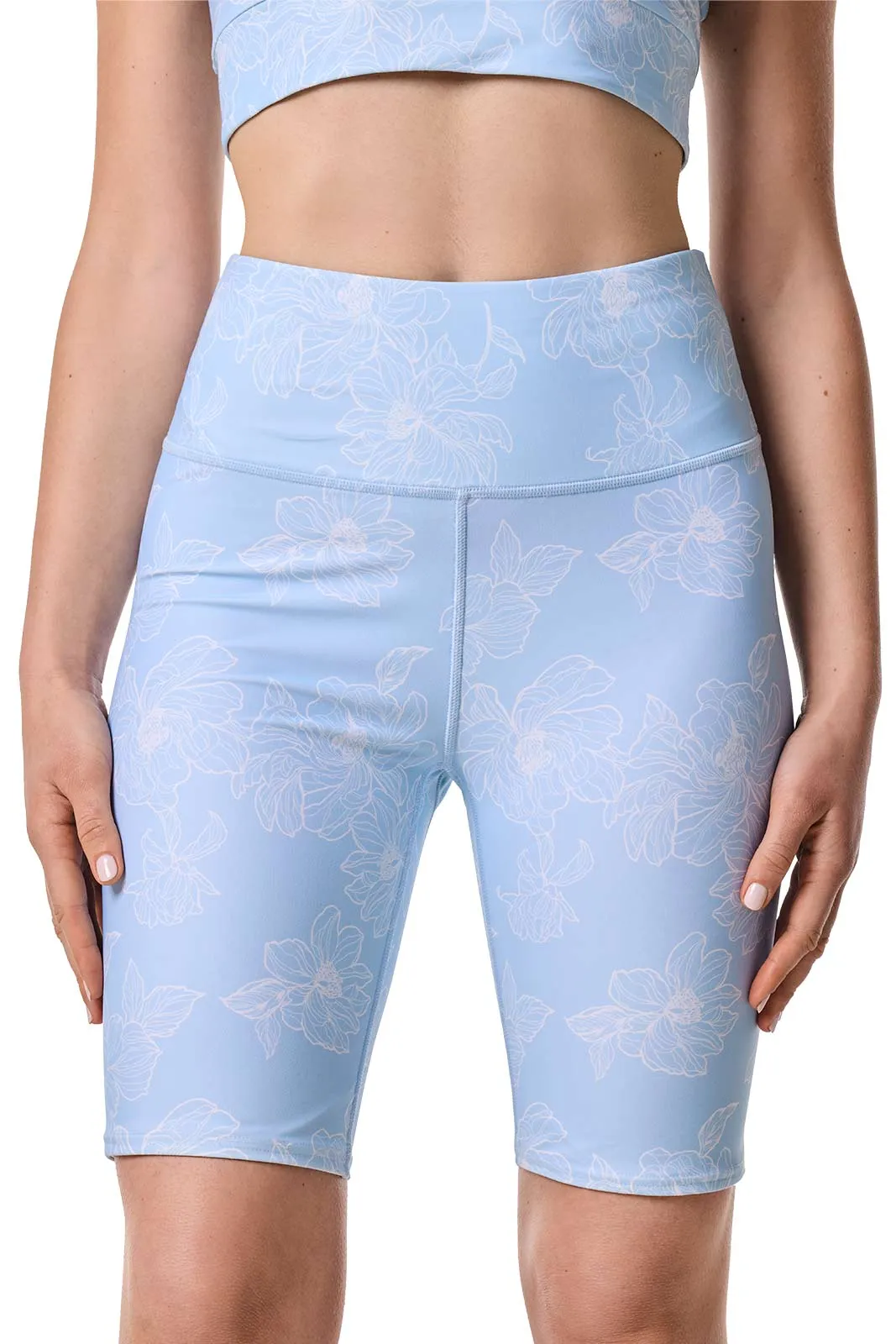 Women's Ocean Sculpt High Rise Swim Short | Skyride Perfect Peony