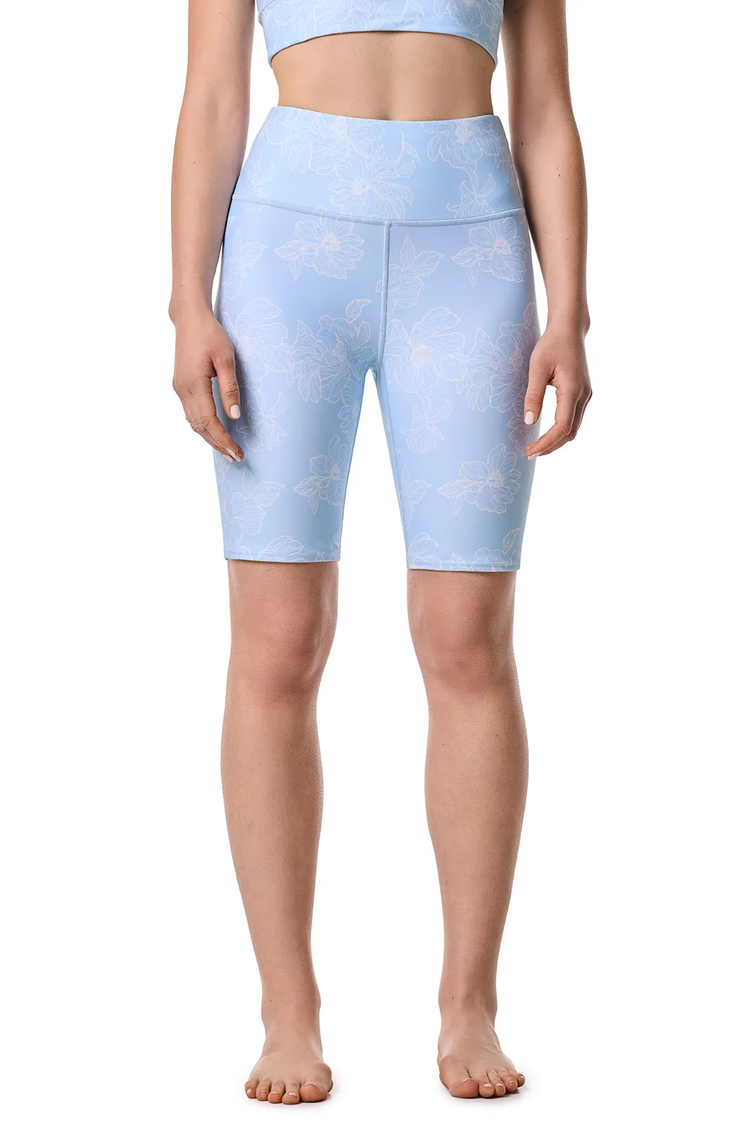 Women's Ocean Sculpt High Rise Swim Short | Skyride Perfect Peony