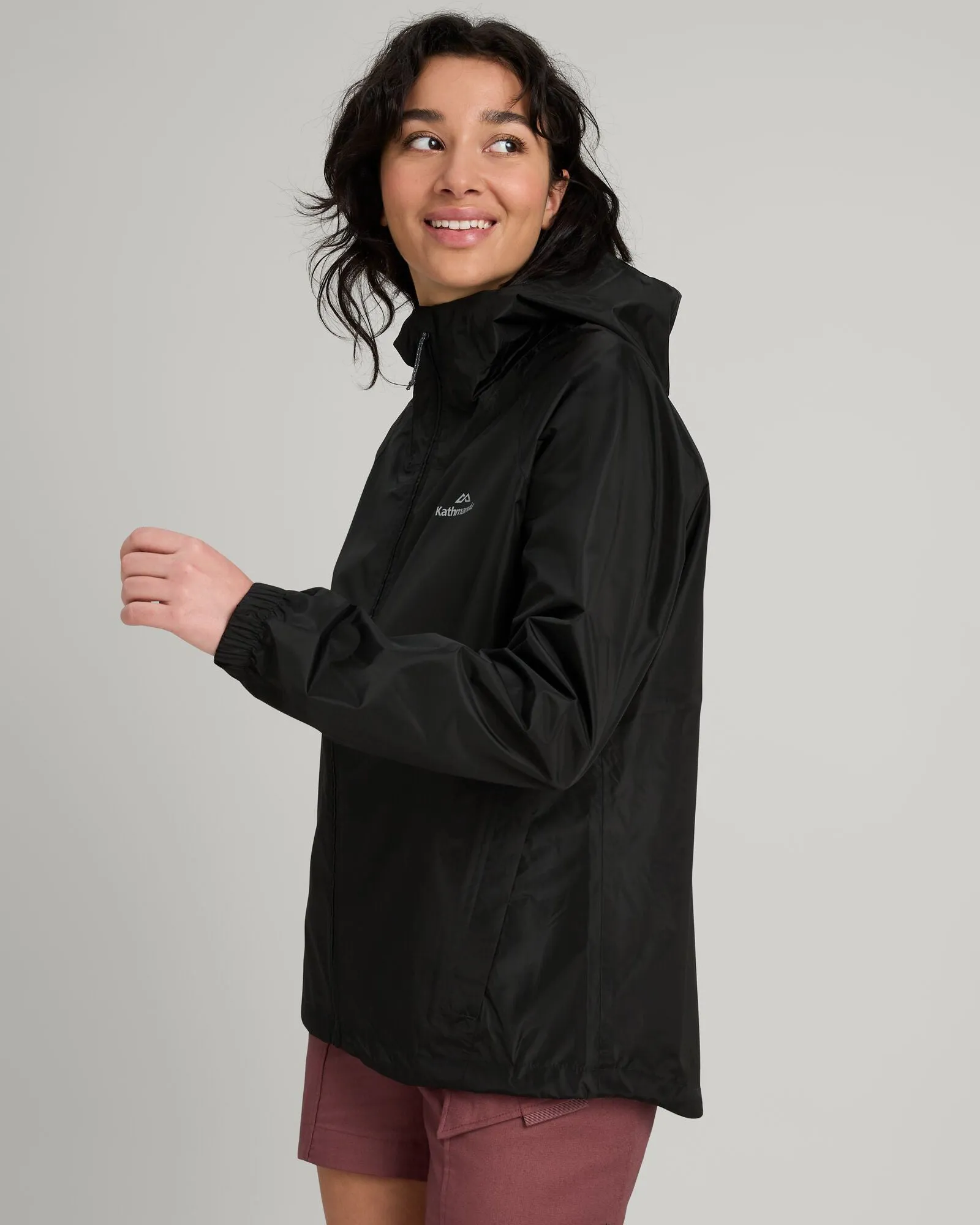 Women's Pocket-it 2-layer Rain Jacket - Black