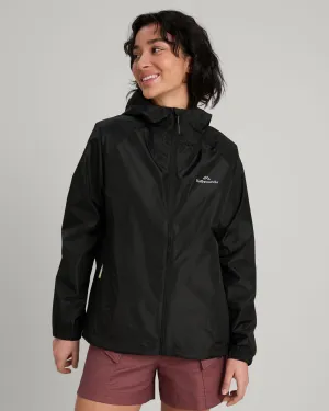 Women's Pocket-it 2-layer Rain Jacket - Black