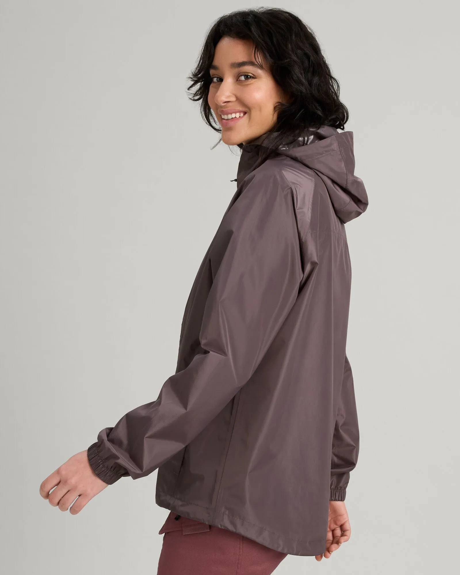 Women's Pocket-it 2-layer Rain Jacket - Light Quartz