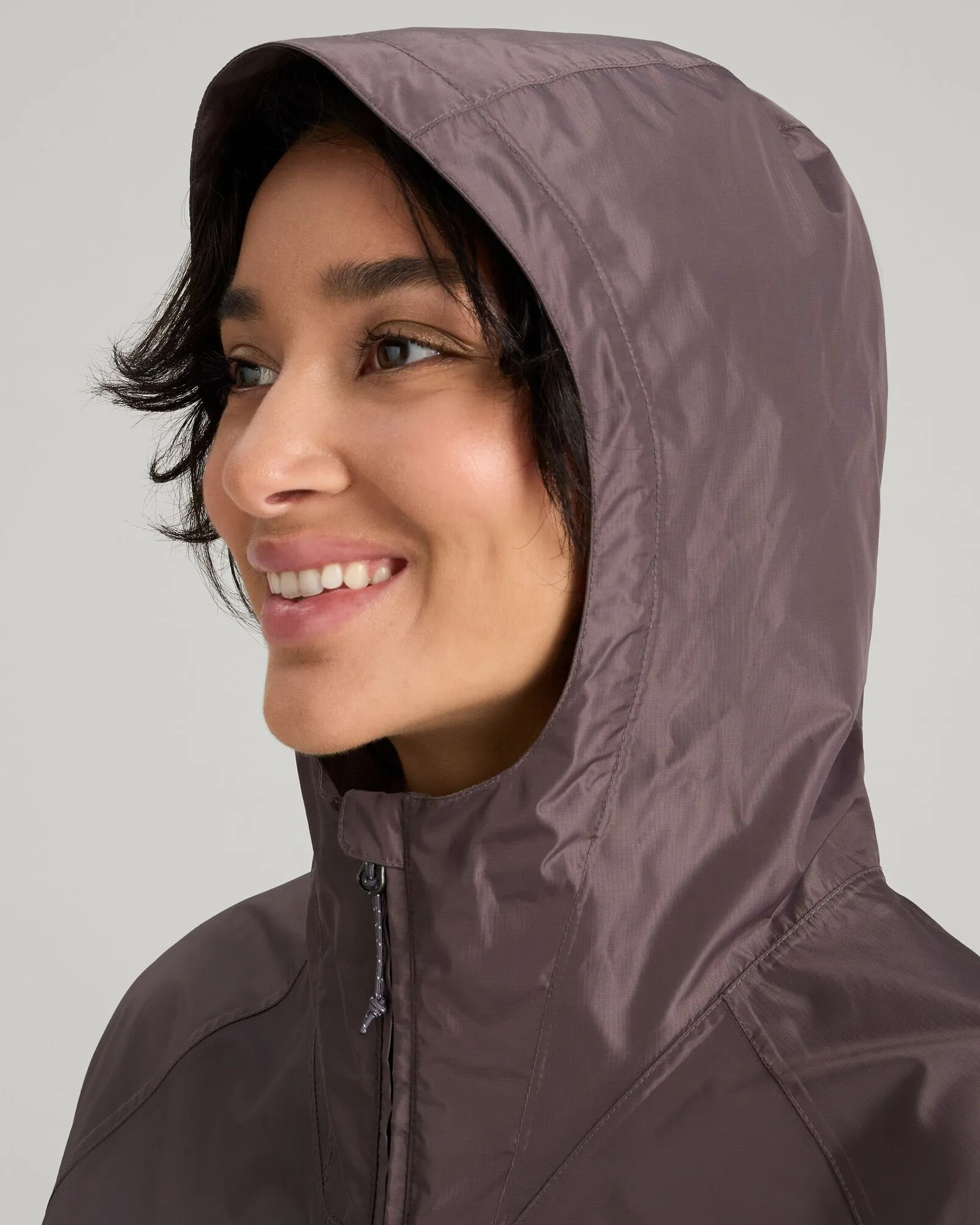Women's Pocket-it 2-layer Rain Jacket - Light Quartz