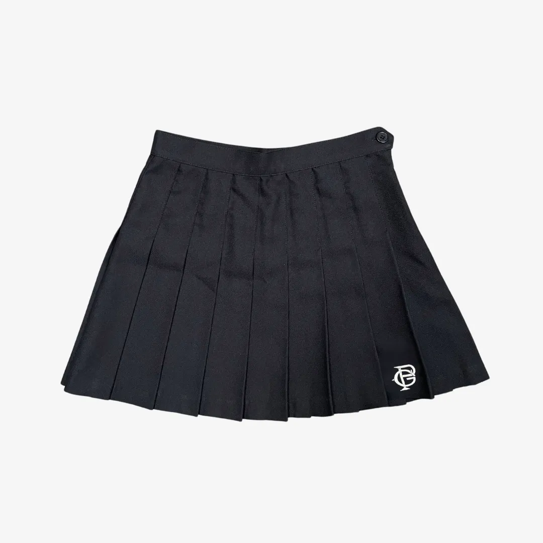 womens premiumgoods. tennis skirt monogram (black)