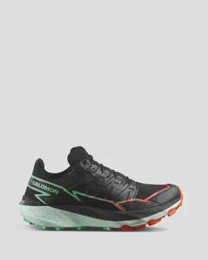Women's Salomon Thundercross Trail Running Shoes - Black/Bay/Cherry Tomato