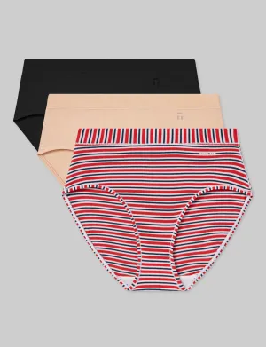 Women's Second Skin High Rise Brief (3-Pack)