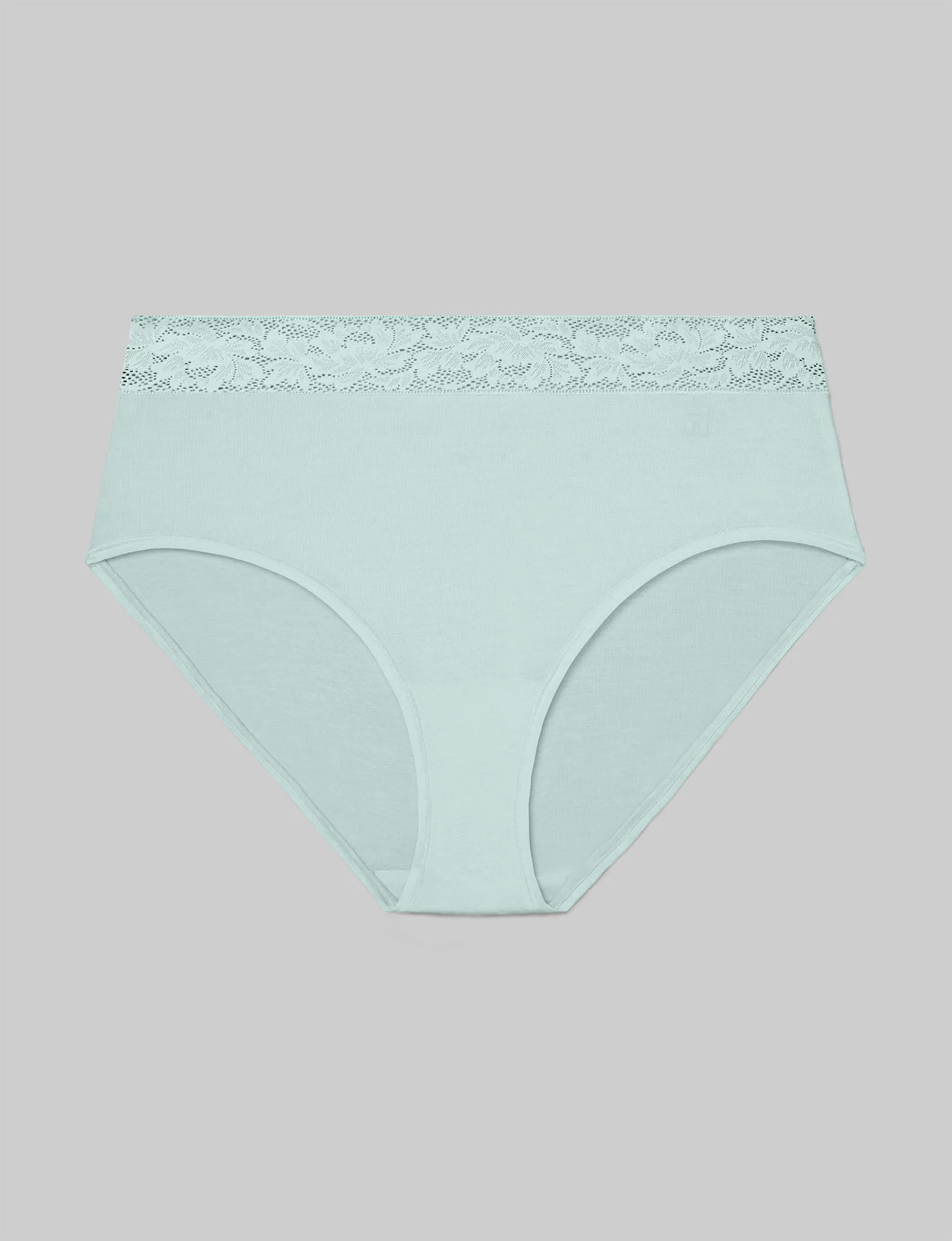 Women's Second Skin High Rise Brief, Lace Waist